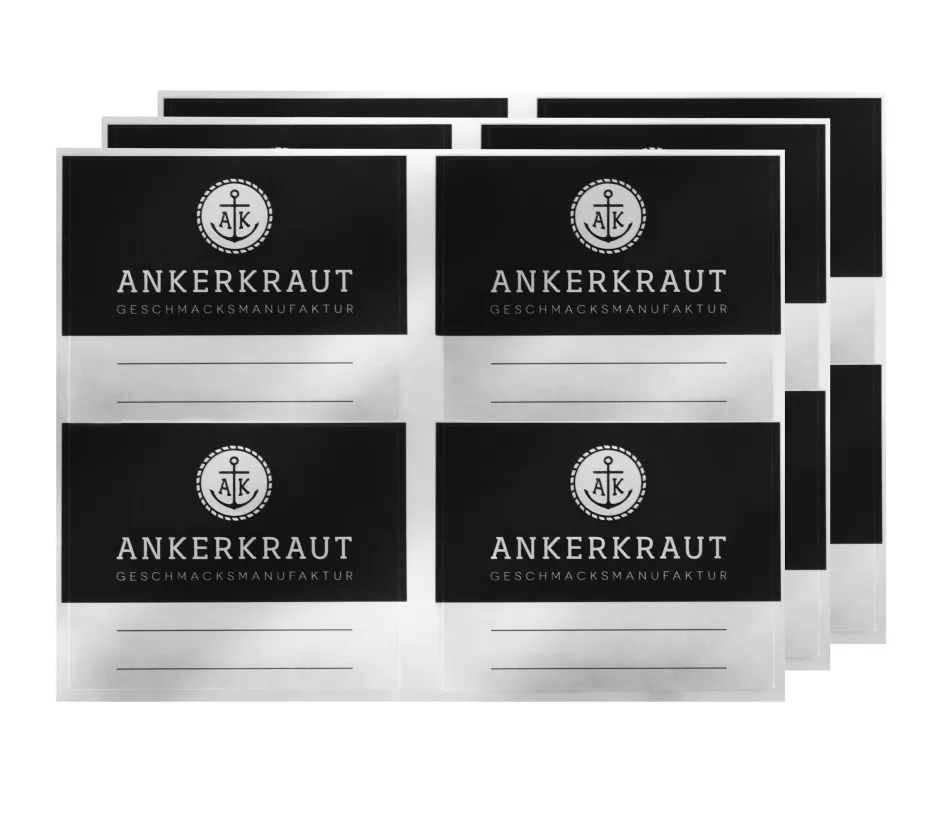 Etiketten zum Selberbeschriften (3 Blatt à 4 Stk)