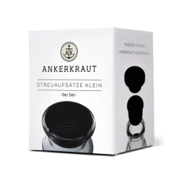 Korkenglas Streuaufsatz, 3er-Set kleine Lochgröße