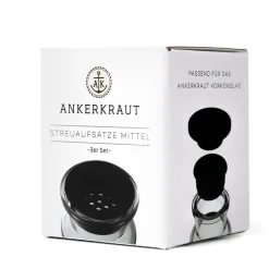 Korkenglas Streuaufsatz, 3er-Set mittlere Lochgröße